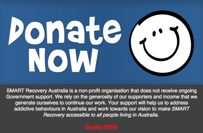 SMART Recovery Australia Donate 