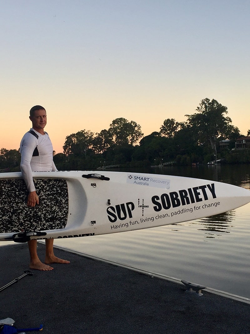 Man Paddleboards 1300KM For SMART Recovery | SMART Recovery Australia